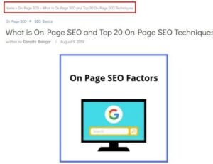 ON PAge SEO Factor