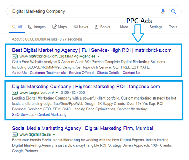 PPC (Pay Per Click) Ads