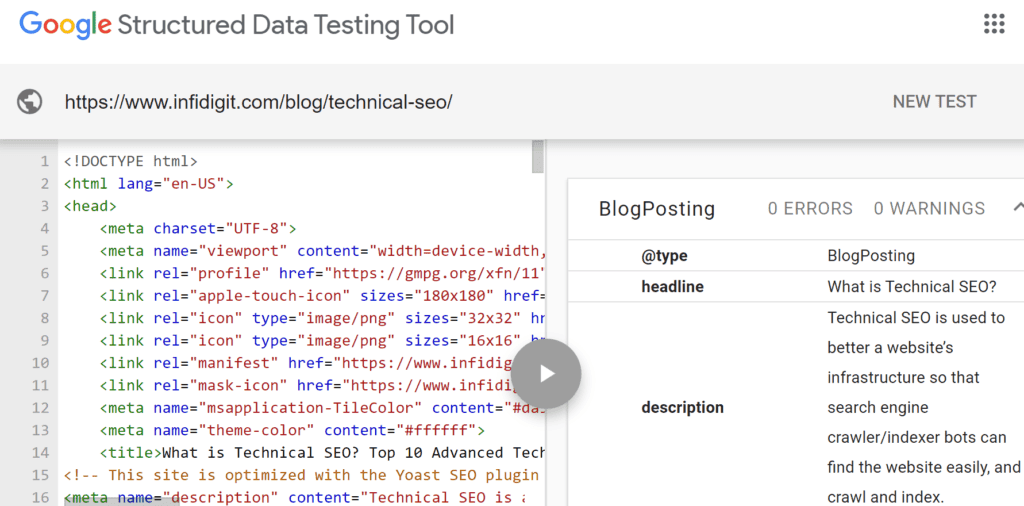Structured Data Mark-up Structured Data