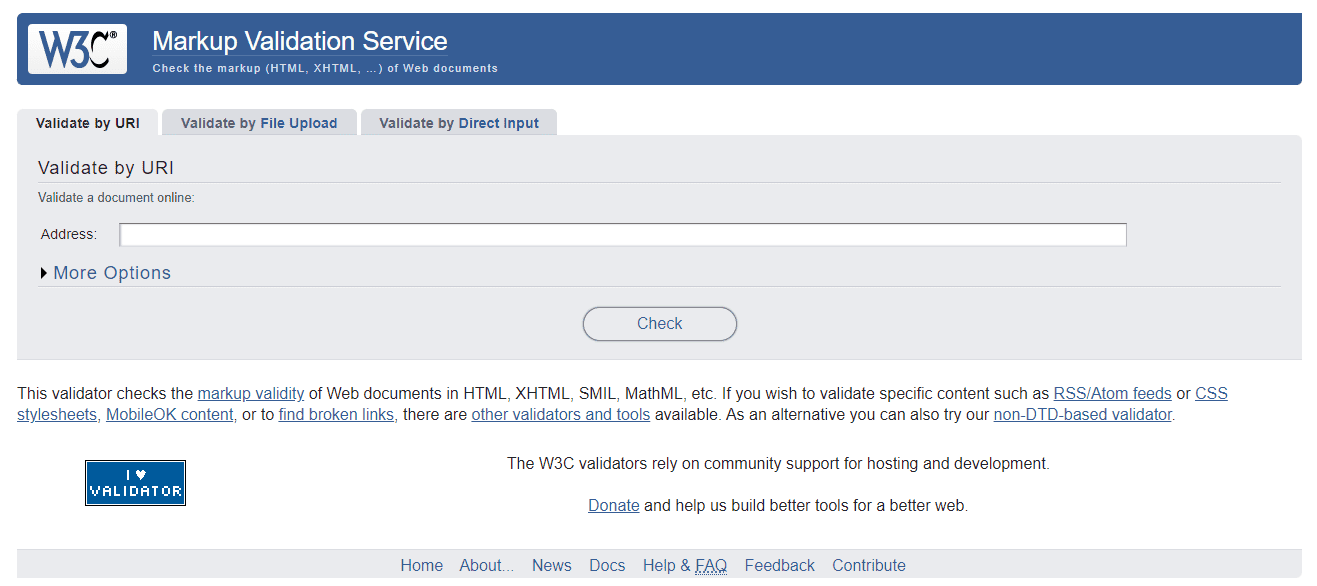 w3c validator