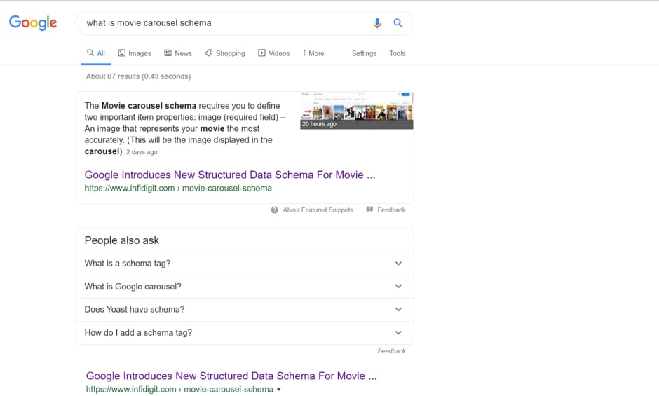 Old Featured Snippet