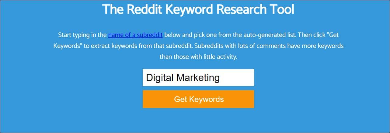 Keyworddit - Keyword Research Tool