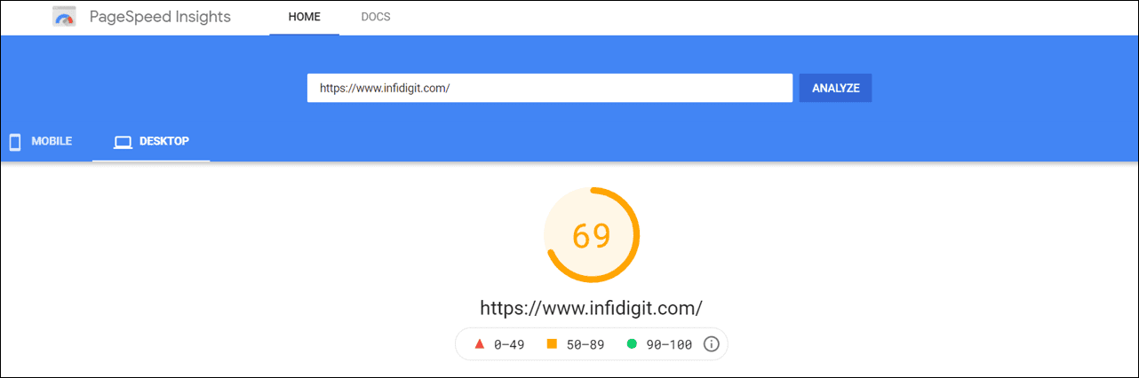 Pagespeed Insights