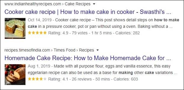 Recipe Schema Markup