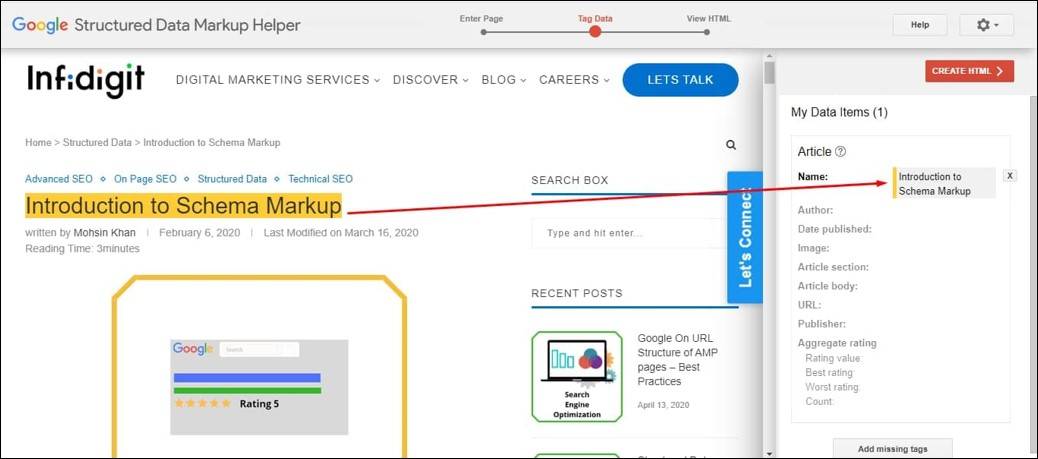 Structured Data Markup