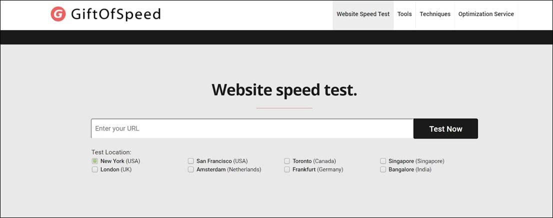 Website Speed Optimization Tool - Gift of Speed Tool