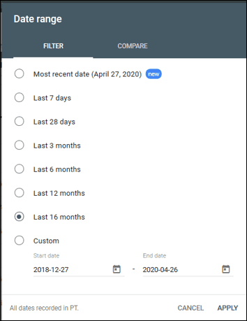 Date Range