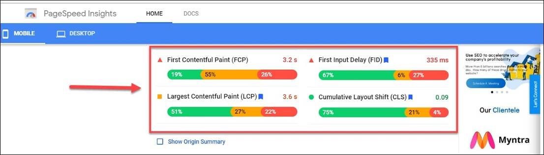 PageSpeed Insights