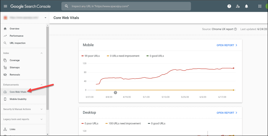 Track Core Web Vital Metrics