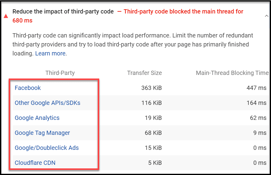 Reduce the Impact of Third-Party Code