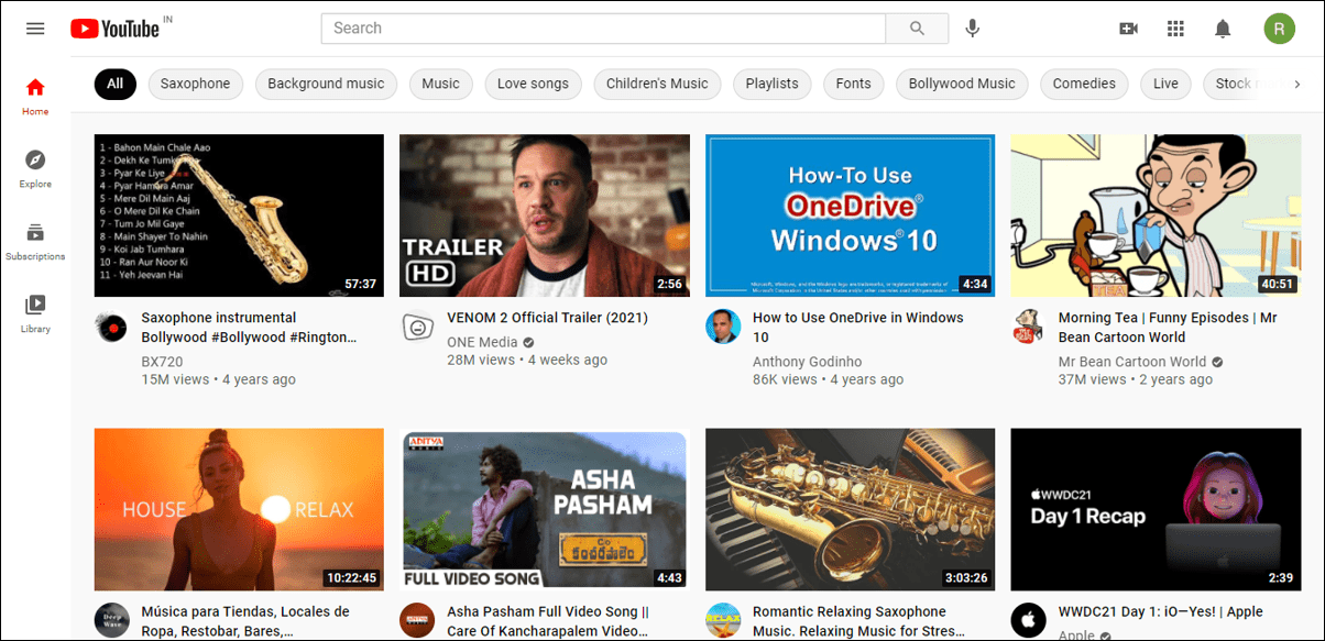 Youtube - Search Engine List | Infidigit