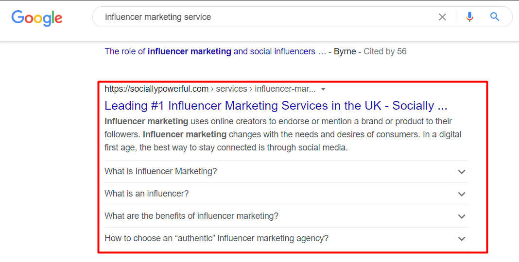 Influencer Marketing Service 