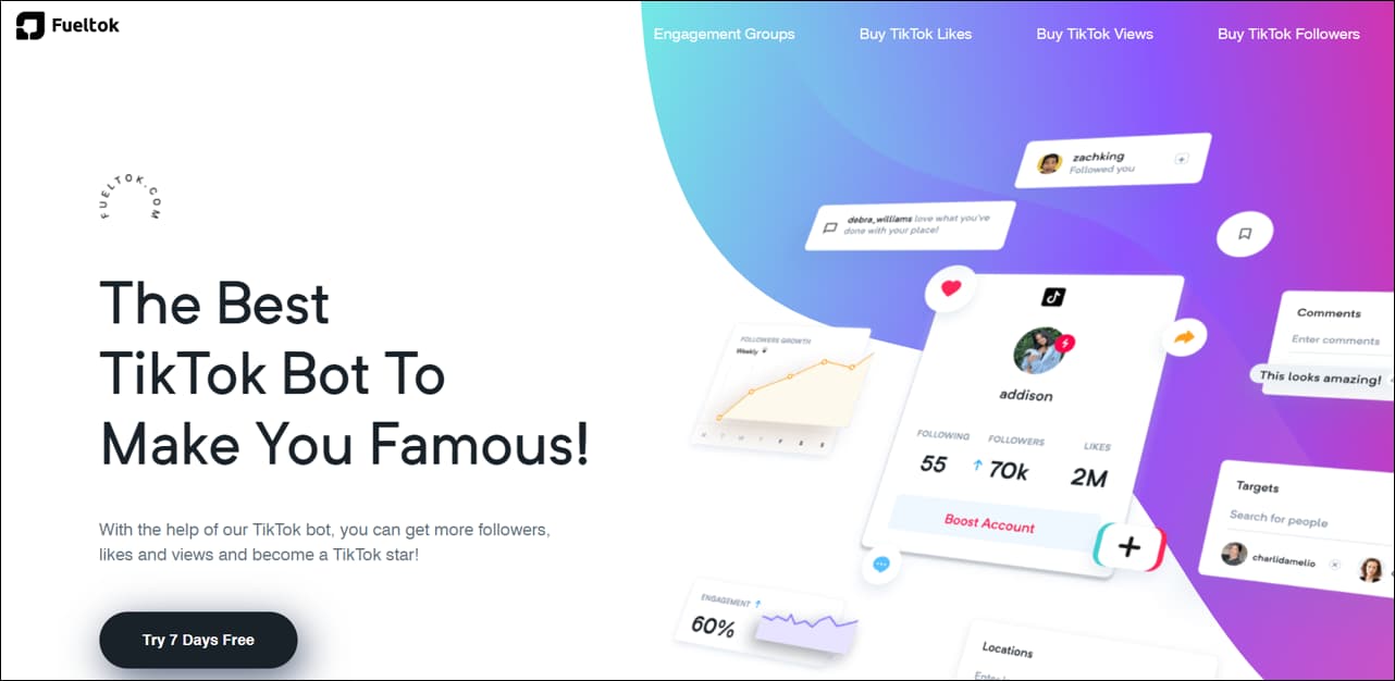 FuelTok TikTok Growth Services