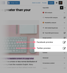social card feature in yoast seo